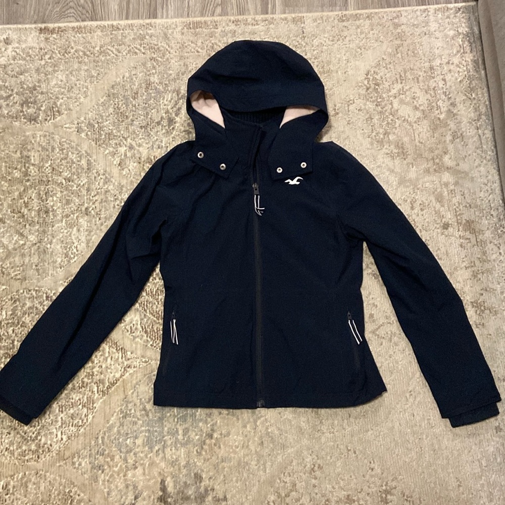 Hollister - Navy Jacket - size small